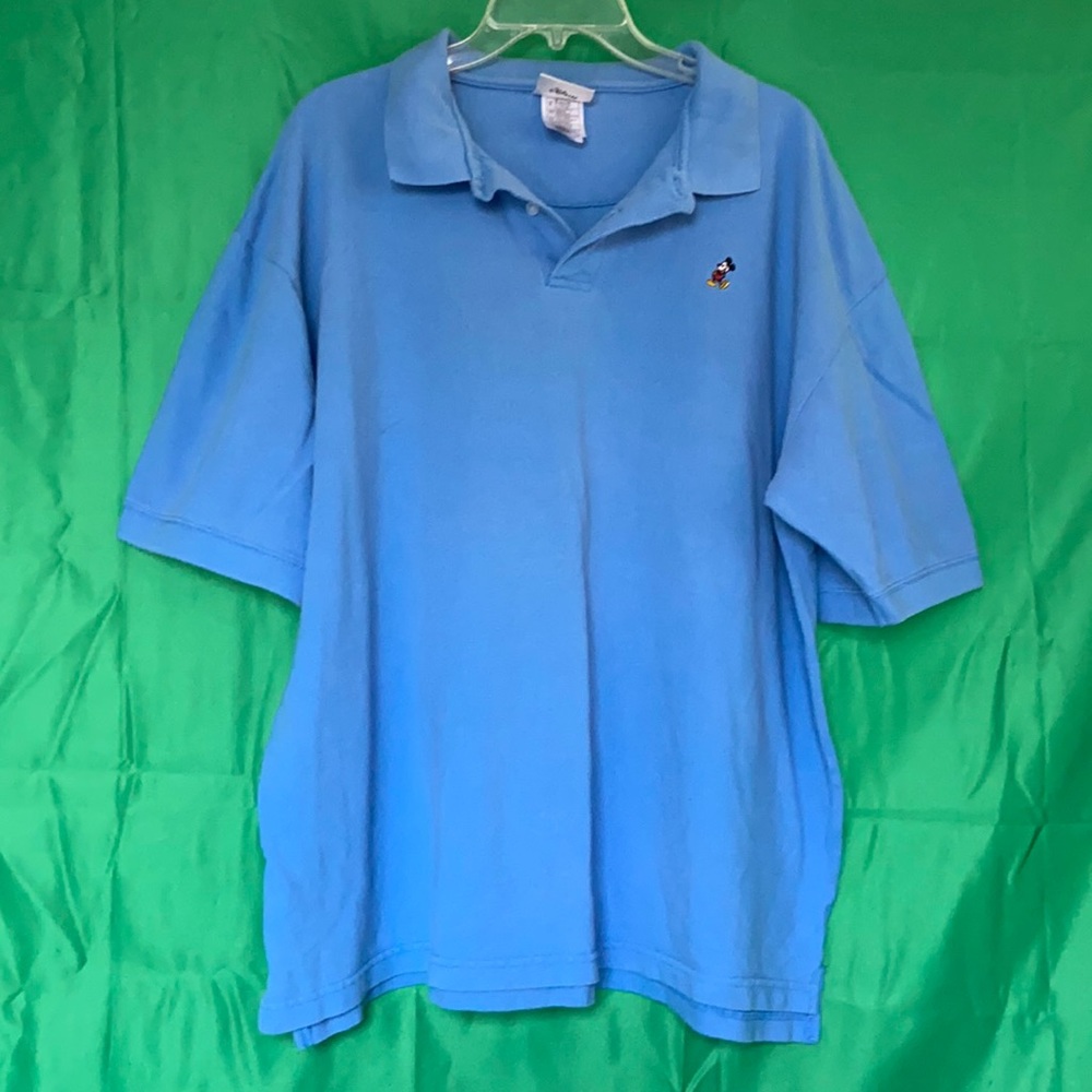 Blue extra large Disney World Mickey Mouse polo